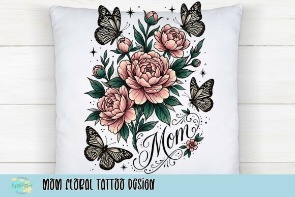 Download Mom Floral Tattoo Design - Design Collection