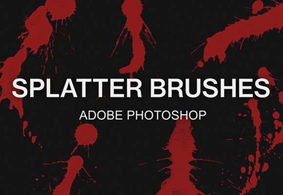 Download Digital Blood Splatter Brushes Pack - Premium Resources